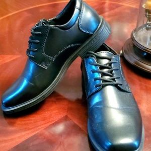 Boys Black Dress Shoes